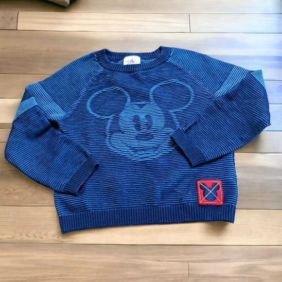🛍️❤️ Disney Kids Mickey Mouse Ribbed Sweater Size 4🛍️❤️ - Picture 4 of 11